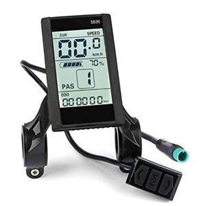 SANSHAN Protocol 2 Écran LCD S830 pour vélo électrique 24 V 36 48 V avec connexion USB étanche - Publicité