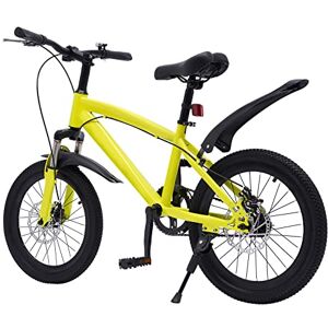 YyanLAK Vélo VTT 18" pour enfant Hauteur de siège réglable entre 23,22 à 27,55 pouces Pour filles et garçons Vélo VTT - Publicité