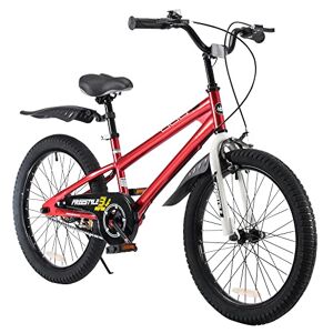 RoyalBaby Vélo Enfants Garçon Fille Freestyle BMX Vélo Bicyclette Vélo Enfant 20 Pouces Rouge - Publicité