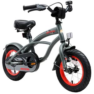 BIKESTAR Vélo Enfant pour Garcons et Filles de 3-4 Ans   Bicyclette Enfant 12 Pouces Cruiser avec Freins   Vert - Publicité