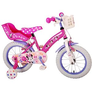 Volare vélo pour Enfants Premium 14 Pouces de Minnie, Couleur Rose, 33875 - Publicité