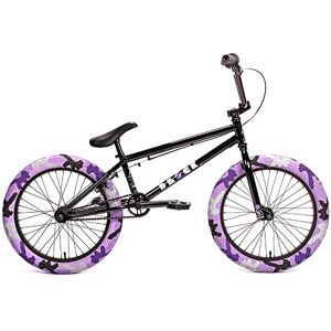 Jet BMX Block BMX Bike Gloss Black with Purple Camo - Publicité