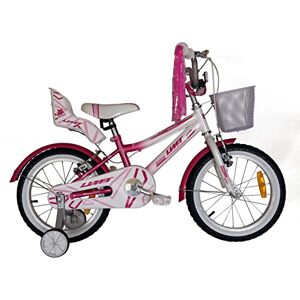 Umit Bicicleta 16" Diana Vélo Pouces Mixte Enfant, Rose/Blanc - Publicité