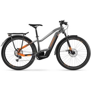 Haibike Trekking 10 i625Wh Mid - 27.5 VTC Électrique Femme - 2022 - titan/lava matte