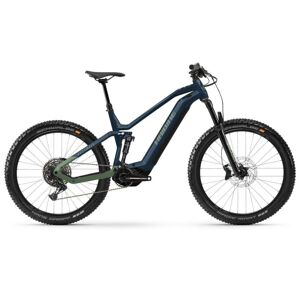 Haibike VTT Électrique - ALLTRAIL 9 i720Wh - 27.5" - 2023 - stone blue / olive - gloss - Publicité