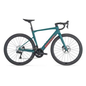 BMC Velo Route Électrique - ROADMACHINE 01 AMP ONE - 2024 - green / red