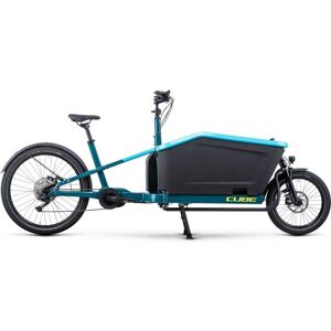 Cube Vélo Cargo Électrique - CARGO SPORT DUAL HYBRID 500 - 2023 - blue / lime - Publicité