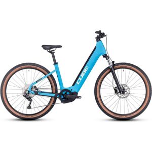 Cube VTT Électrique Easy Entry 27.5" - REACTION HYBRID ONE 625 - 2023 - skyblue / white - Publicité