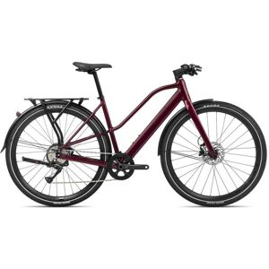 Orbea Vélo de Ville Électrique Femme - VIBE MID H30 EQ - 2024 - Metallic Burgundy Red - Publicité