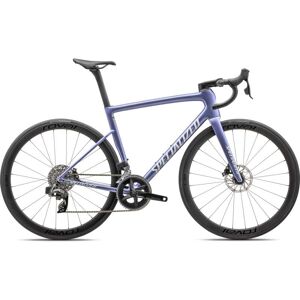 Specialized Vélo Route Carbone - TARMAC SL8 EXPERT - 2024 - satin powder indigo tint over silver dust / white - Publicité