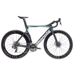 Bianchi Vélo Route Carbone Red AXS - OLTRE RC - 2024 - carbon black / CK16 - Publicité