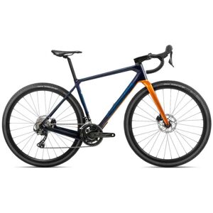 Orbea Terra M30 Team - GRX RX810 Vélo Gravel - 2023 - blue carbon / leo orange - Publicité