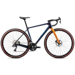 Orbea Terra M20i Team - GRX RX815 Vélo Gravel - 2023 - blue carbon / leo orange - Publicité