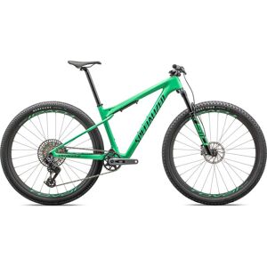 Specialized VTT Carbone 29" - EPIC WORLD CUP EXPERT - 2024 - gloss electric green / forest green pearl - Publicité