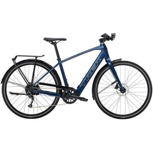 Trek FX+ 2 Vélo de Ville Électrique - 2023 - Satin Mulsanne Blue - Publicité