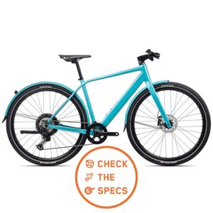 Orbea Vibe H10 MUD Vélo de Ville Électrique - 2022 - Blue (Gloss) A01 - Publicité