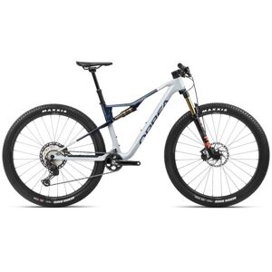 Orbea VTT Carbone - OIZ M10 XT - 2024 - Halo Silver - Blue Carbon (gloss) - Publicité