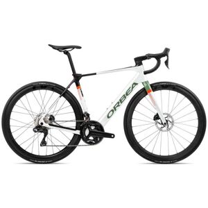 Orbea Vélo Route Électrique - GAIN M20i Ultegra Di2 - 2023 - White Chic - Green Artichoke (gloss) - Publicité