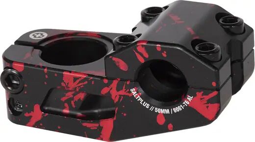 Salt Plus Manta Topload BMX Potence (Black/Red Splatter)