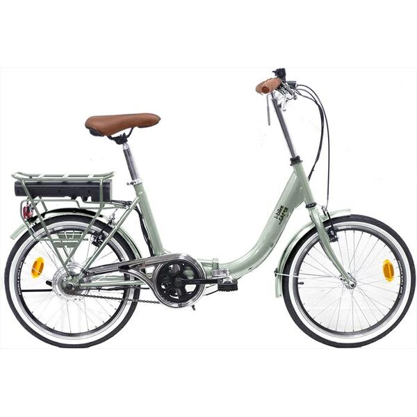 ibike city bike fold green-verde chiaro