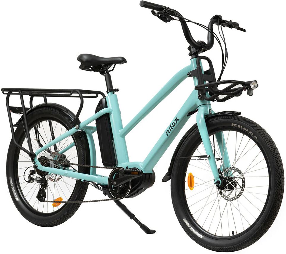 Nilox 30NXEBCMMV1 bicicletta elettrica Blu Alluminio 61 cm (24) Litio