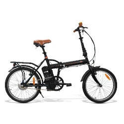 Smartway Bicicletta elettrica F2-L04S2-K Pieghevole Unisex ruote 20'' Nera