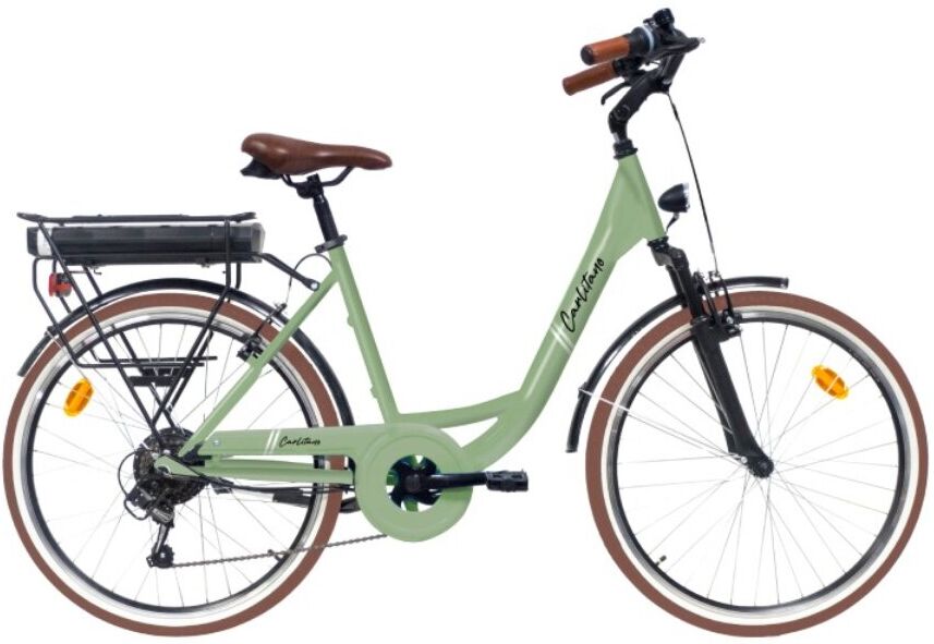 Bici Elettrica Da Città Carlitano 26 Pollici Verde