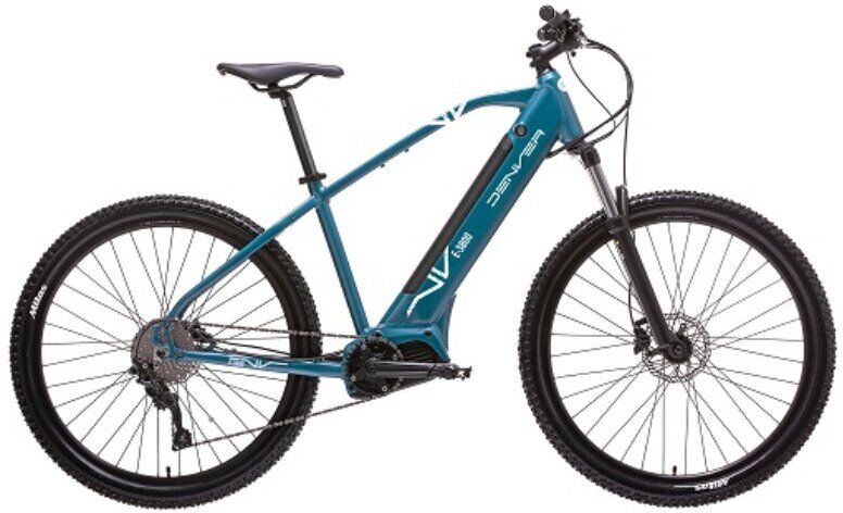 Mountain Bike Elettrica Front Suspended Denver E3800mm Blu