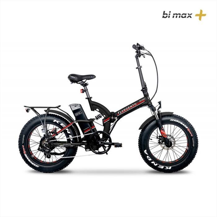 ARGENTO Ebike Ebike Bimax+ Red-nero/rossa