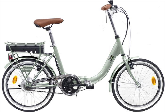 IBIKE City Bike Fold Green-verde Chiaro