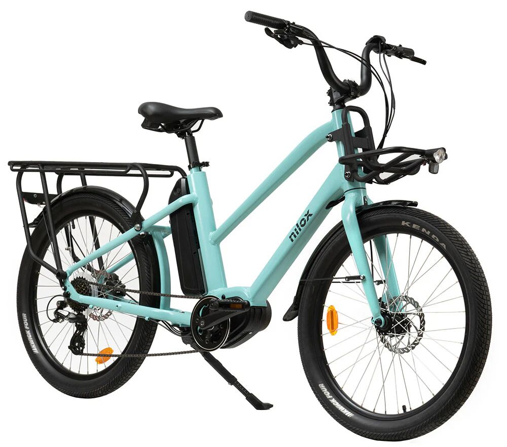 Nilox 30NXEBCMMV1 bicicletta elettrica Blu Alluminio 61 cm (24) Litio