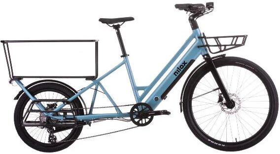 Nilox 30NXEBCLTV1 bicicletta elettrica Blu Alluminio 69,8 cm (27.5) 24 kg