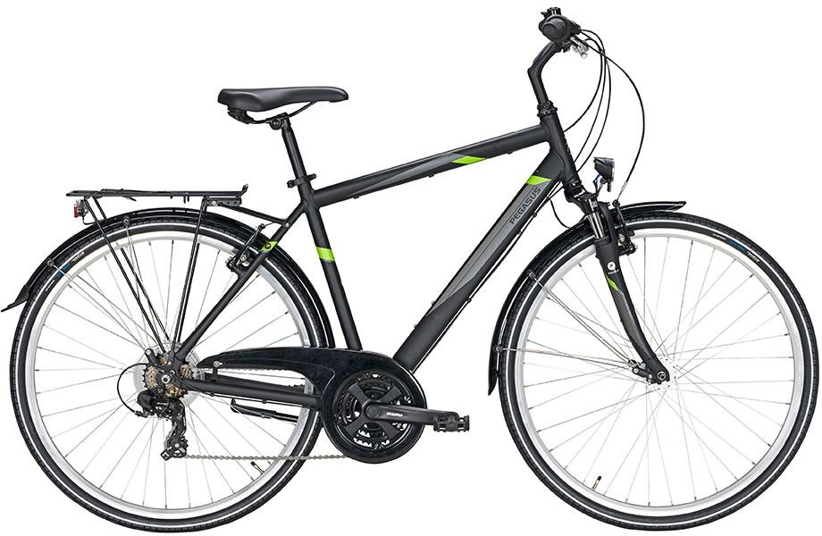 Pegasus City Bike Avanti 18 Nero Matt Uomo 53