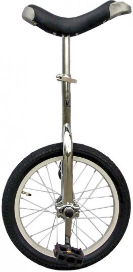 Fun Eenwieler 16 Inch 43 cm Unisex Zilver