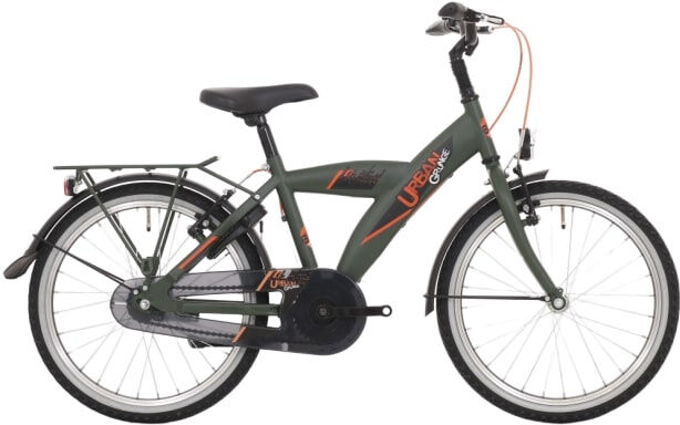 Bike Fun Urban 20 Inch 33 cm Jongens Terugtraprem Donkergroen