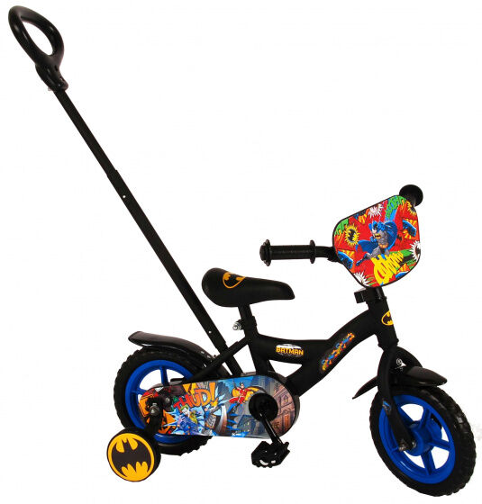 DC Comics kinderfiets Batman 10 Inch 18 cm Jongens Doortrapper Zwart