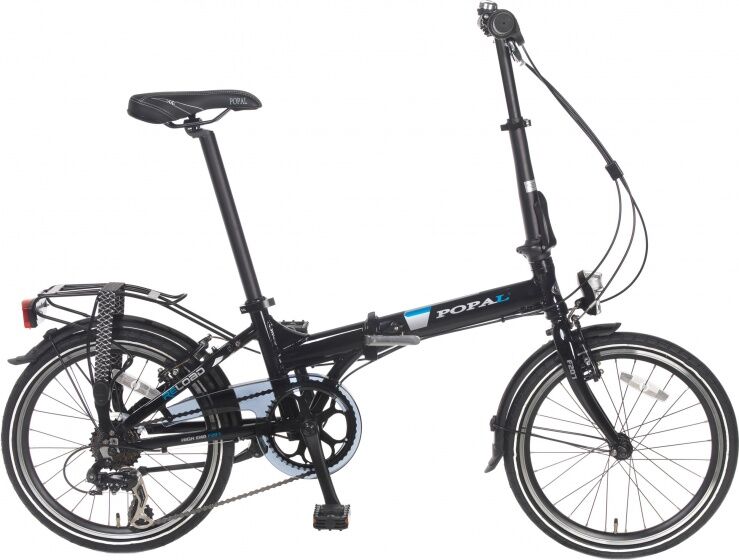 Popal Reload 20 Inch 34 cm Unisex 6V V Brakes Zwart