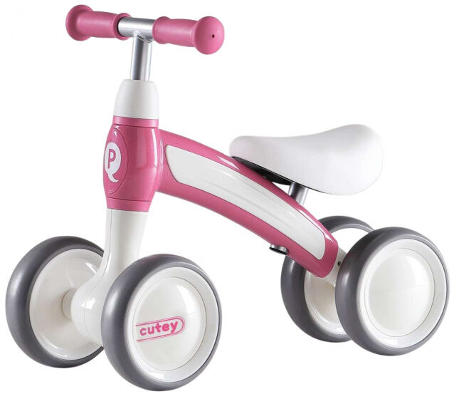 QPlay Cutey Ride On Junior Roze/Wit