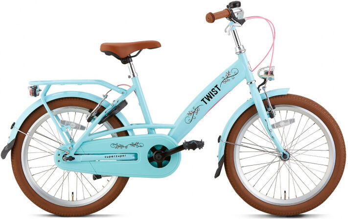 Supersuper Twist 20 Inch 31,75 cm Meisjes V Brakes Turquoise