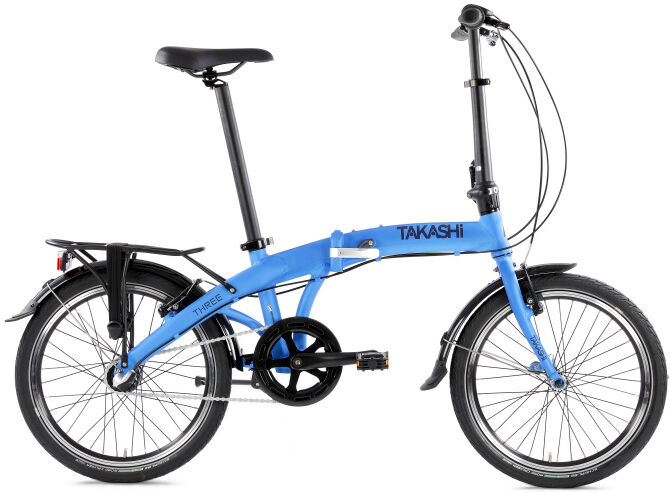 Takashi Three 20 Inch 33 cm Unisex 3V V Brakes Blauw