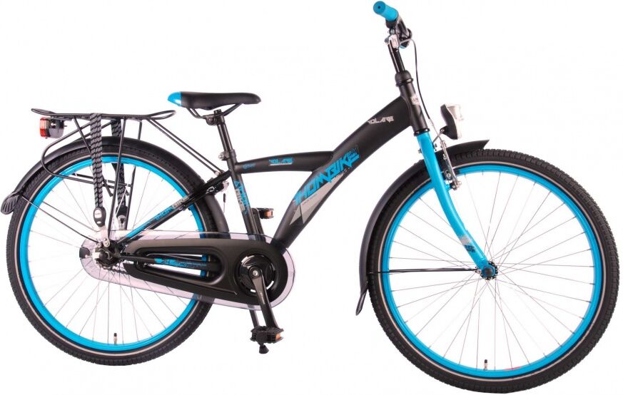 Volare Thombike 24 Inch 37 cm Jongens Terugtraprem Zwart/Blauw