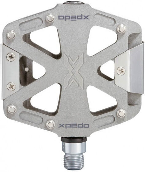 Xpedo platformpedalen MX Force 2 magnesium zilver