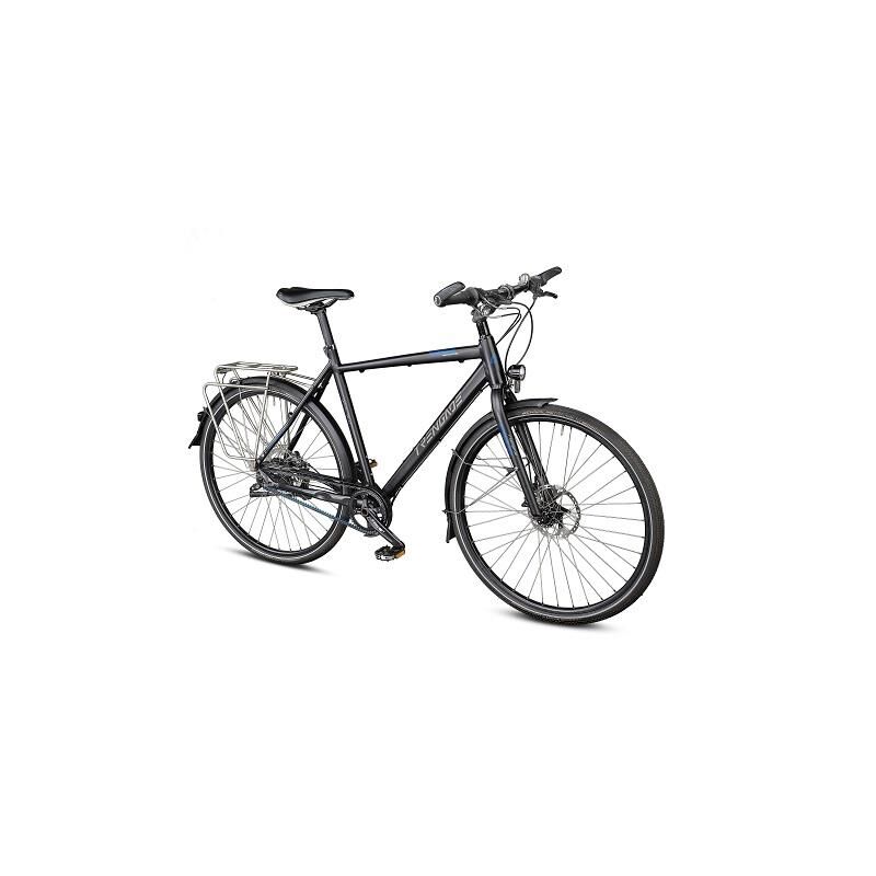 Trenga Tursykkel Glc 16.0 Gates Herre Rohloff Disc 14-Gir '21, Stiv Gaffel 62cm Hvit glans