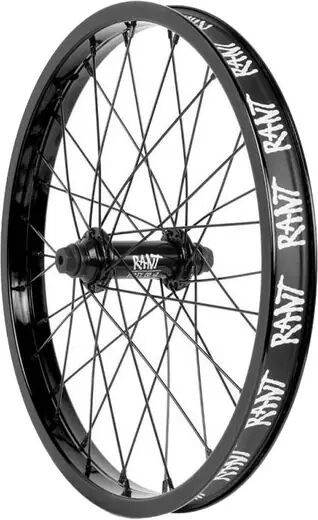 Rant Party On V2 18" BMX Front Wheel (18" - Svart)