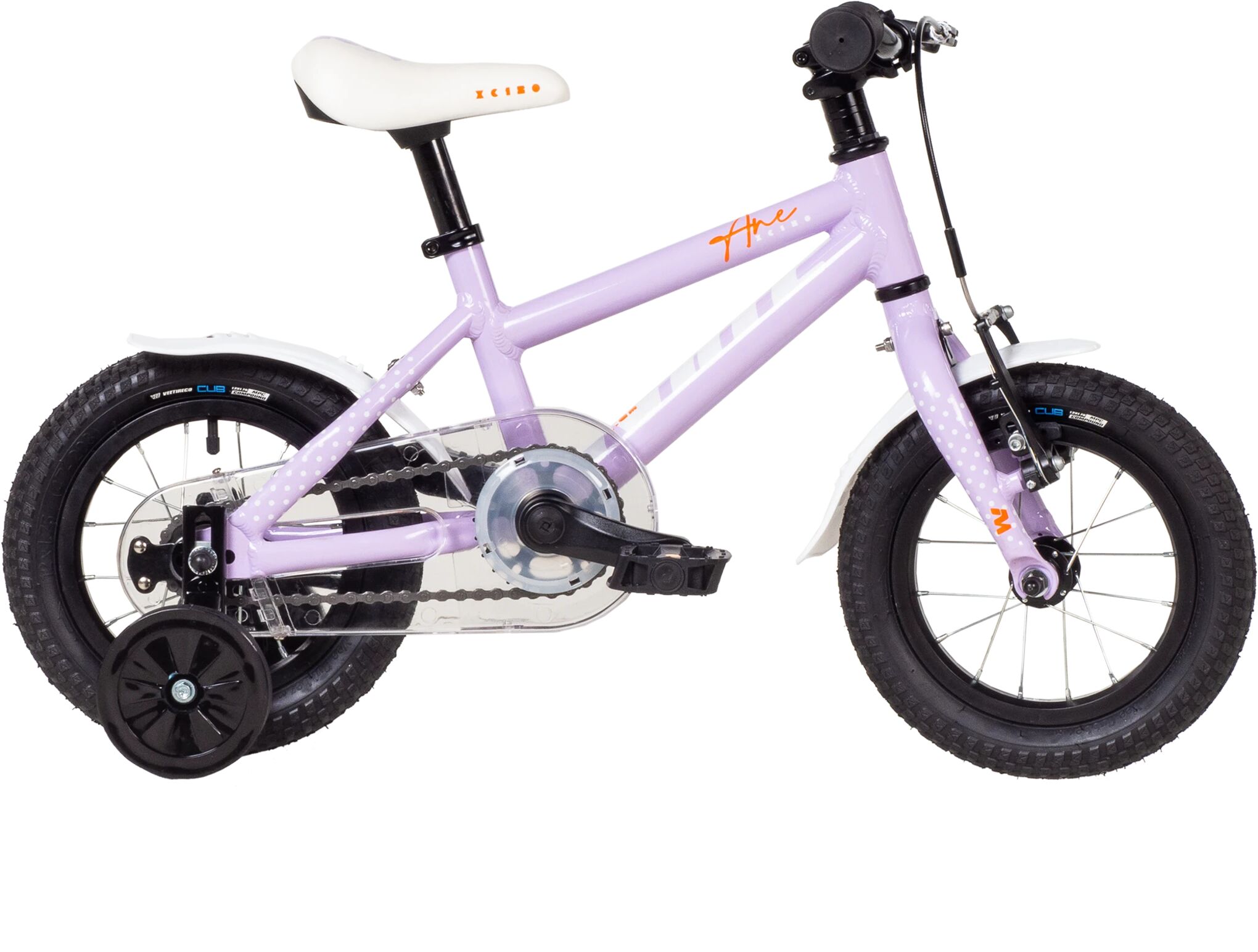 White XC 120 Lite Ane 21, barnesykkel STD Purple