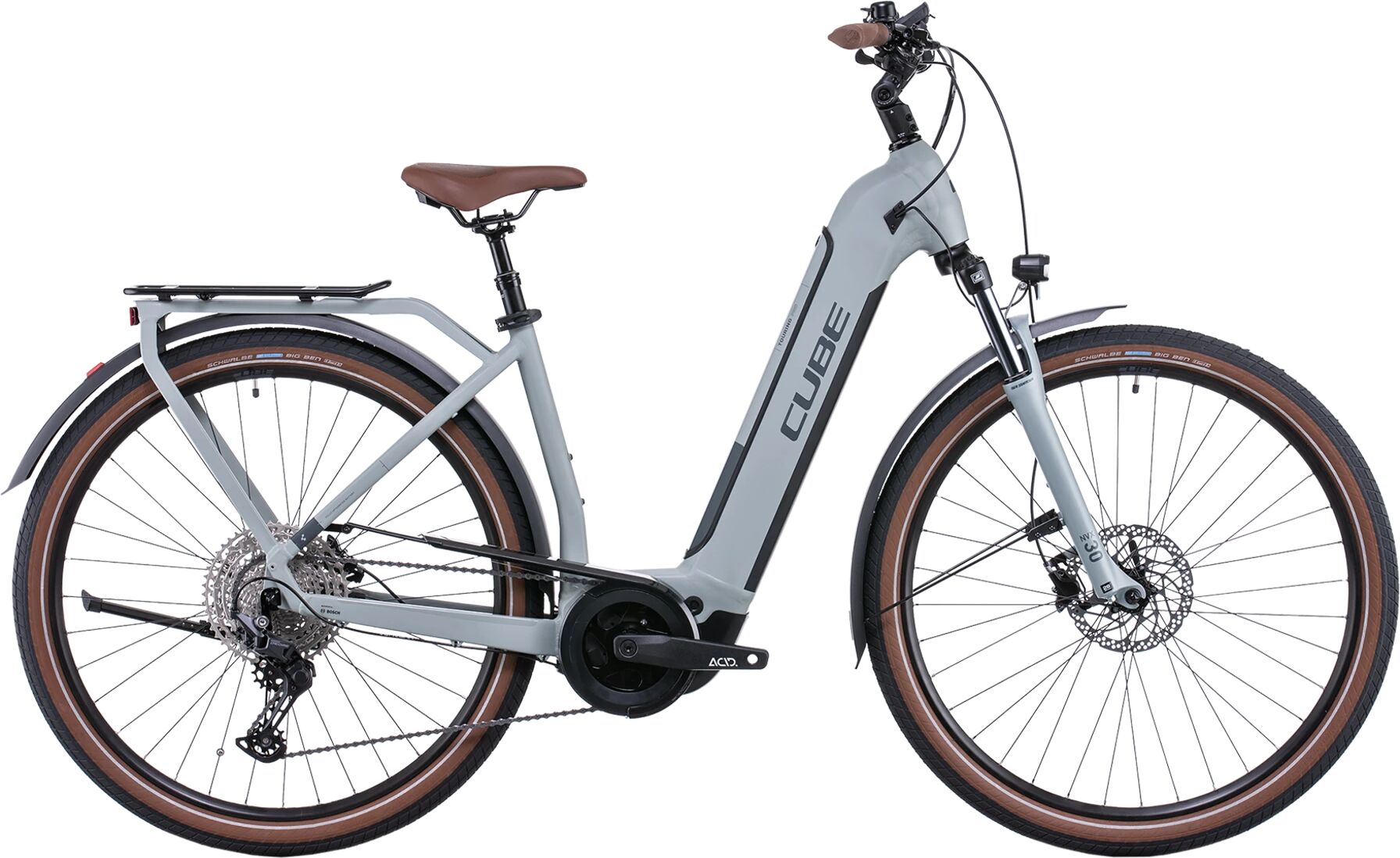 Cube Touring Hybrid PRO Perf 65Nm 625Wh 22, elsykkel dame Easy Entry 50 cm / S Lunar´N´Grey