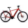 Cube Kathmandu Hybrid Exc 750 - Electric Touring Bike - 2024 - Red / Black