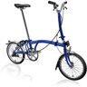 Brompton C Line Utility - 3-Speed - High Bar - Extended Seatpost - 16" Folding Bike - 2022 - Picadilly Blue Matt