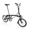 Brompton C Line Utility - 3-Speed - High Bar - Extended Seatpost - Dynamo - 16" Folding Bike - 2022 - Black Matt