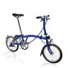Brompton C Line Utility - 3-Speed - Low Bar - Standard Seatpost - Dynamo - 16" Folding Bike - 2022 - Picadilly Blue Matt